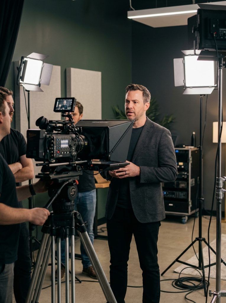Studio training-video recording
